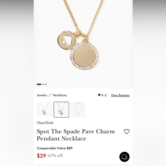 Kate Spade ♠️ Necklace - Picture 6 of 7